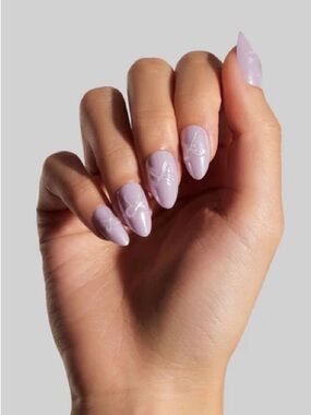 🎀3/$25🎀 Celebritips Press-On Nails - 3D Lilac Glaze